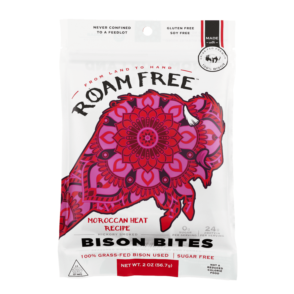 Bison Jerky Bites - Moroccan Heat